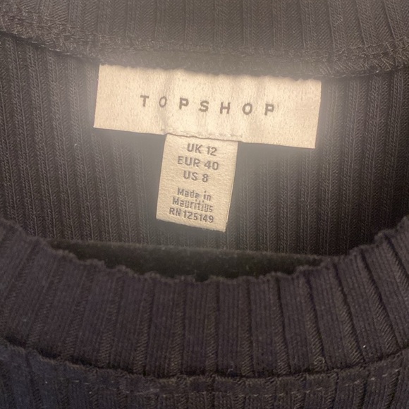 Topshop Ribbed Crop Tank - Picture 2 of 2